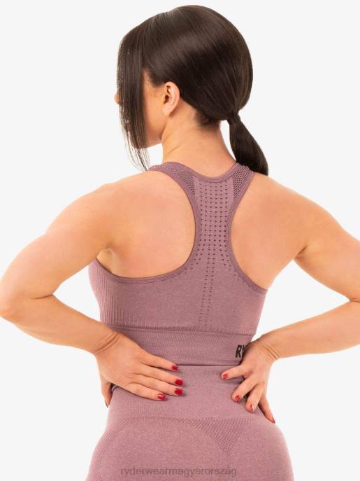 ruházat Ryderwear varrat nélküli kapcsos sportmelltartó lila márga nők B48F488