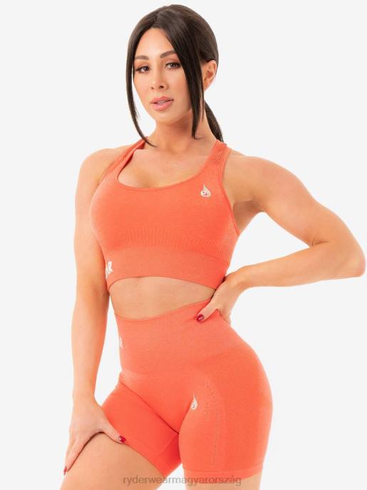 ruházat Ryderwear varrat nélküli kapcsos sportmelltartó narancsmárga nők B48F473