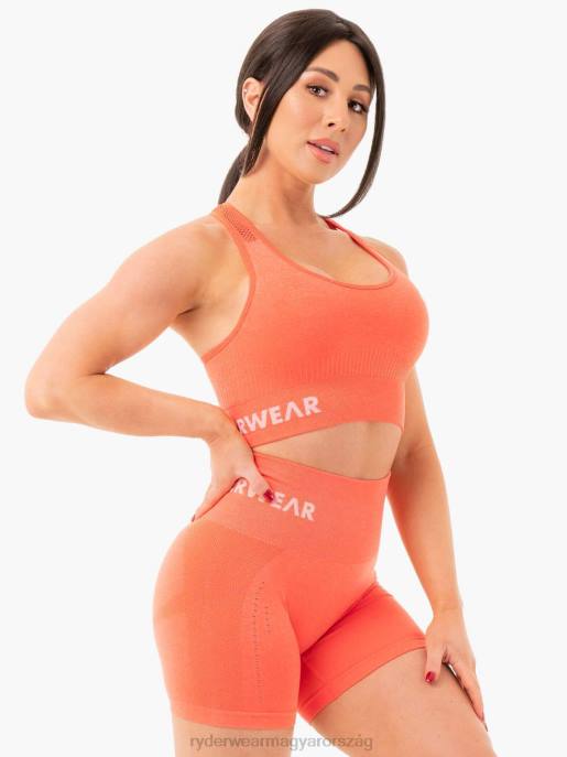 ruházat Ryderwear varrat nélküli kapcsos sportmelltartó narancsmárga nők B48F473
