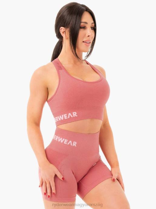 ruházat Ryderwear varrat nélküli kapcsos sportmelltartó rózsa rózsaszín márga nők B48F471