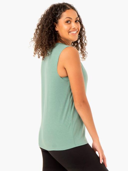 ruházat Ryderwear alapozó izomtartály zsálya nők B48F931