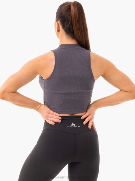 ruházat Ryderwear bordás terménytartály faszén nők B48F1088