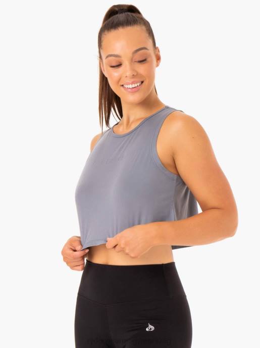 ruházat Ryderwear hibrid izomtank acél kék nők B48F985
