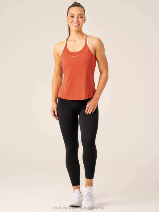 ruházat Ryderwear intenzitású relaxált tartály terrakotta nők B48F813