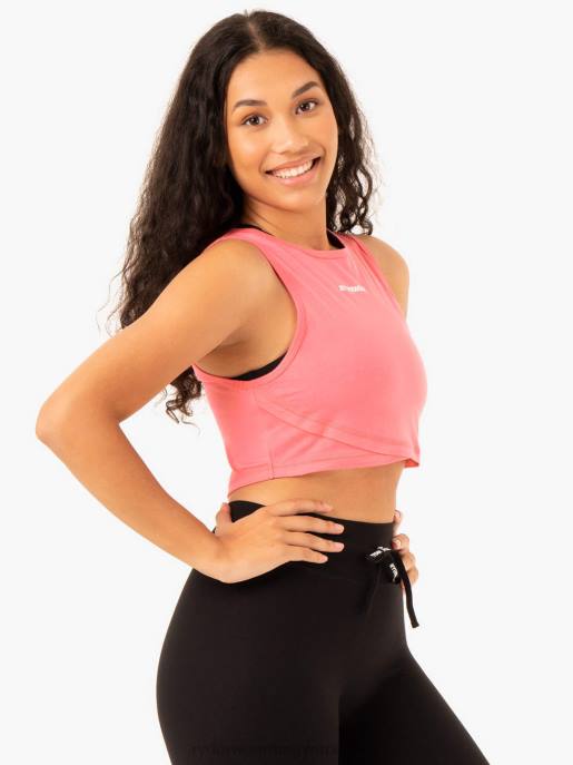 ruházat Ryderwear ismétlés cross over tank korall nők B48F921