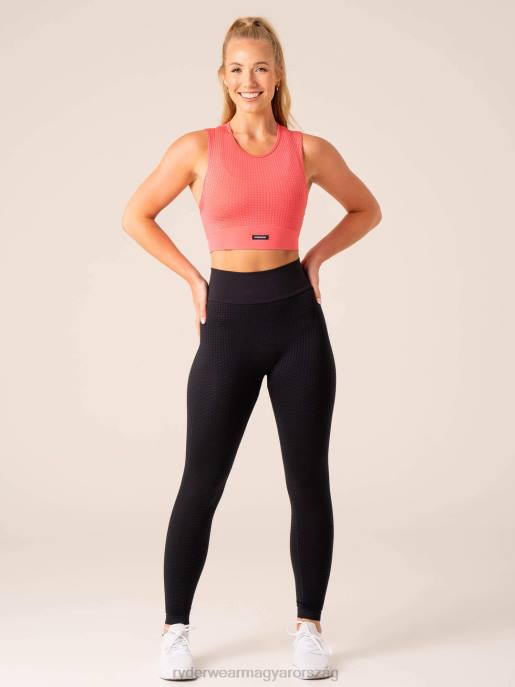ruházat Ryderwear méhsejt zökkenőmentes tartály korall rózsaszín nők B48F817