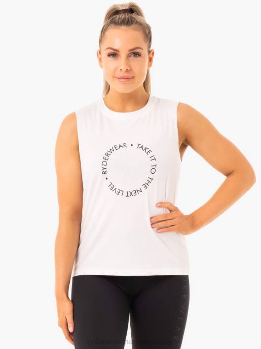 ruházat Ryderwear női baller tank fehér nők B48F1103