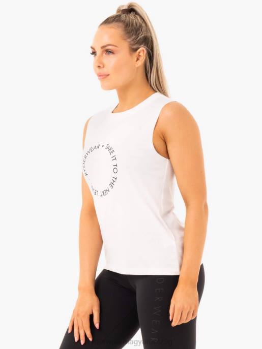 ruházat Ryderwear női baller tank fehér nők B48F1103