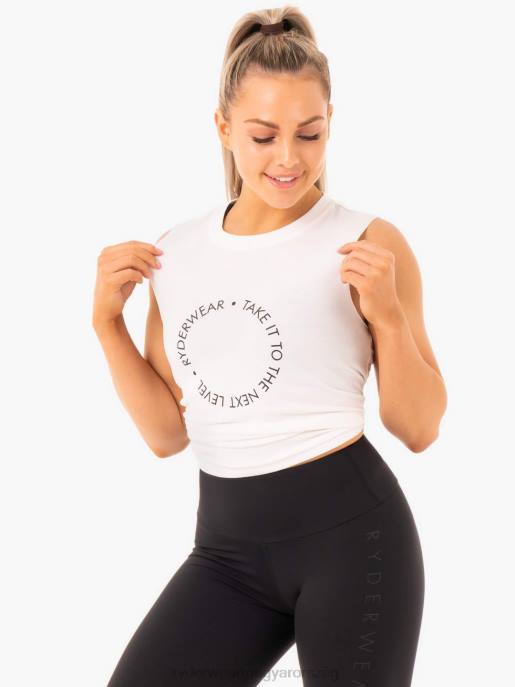 ruházat Ryderwear női baller tank fehér nők B48F1103