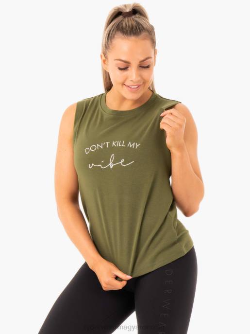 ruházat Ryderwear női baller tank khaki nők B48F1101