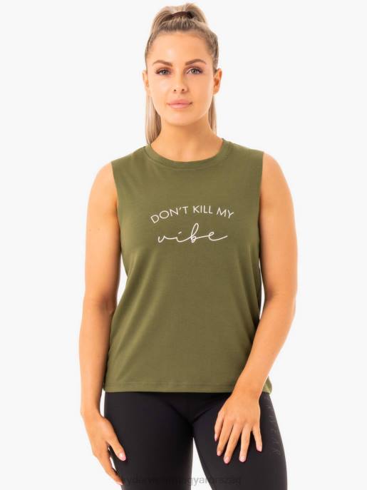 ruházat Ryderwear női baller tank khaki nők B48F1101