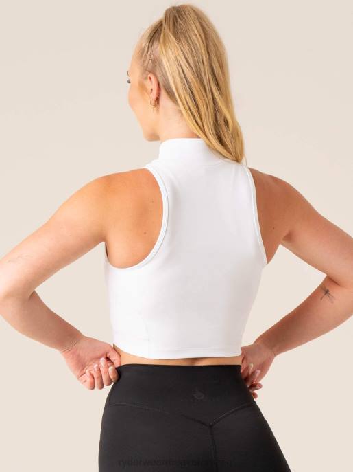 ruházat Ryderwear nkd cipzáras tartály fehér nők B48F769