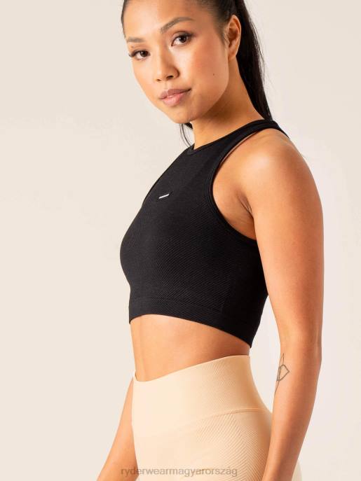 ruházat Ryderwear áramköri borda varrat nélküli tartály fekete nők B48F833