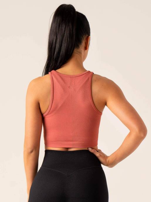 ruházat Ryderwear áramköri borda varrat nélküli tartály poros vörös nők B48F830