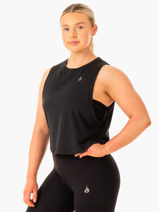 ruházat Ryderwear áramlási kanál tartály fekete nők B48F893