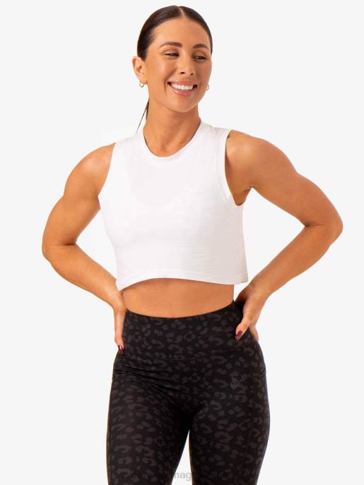 ruházat Ryderwear ultra gombóc tank fehér nők B48F936